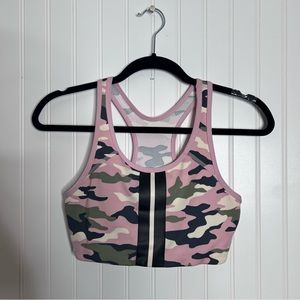 Victoria Secret PINK ULTIMATE Camo Camouflage Unlined Medium Support Sports Bra